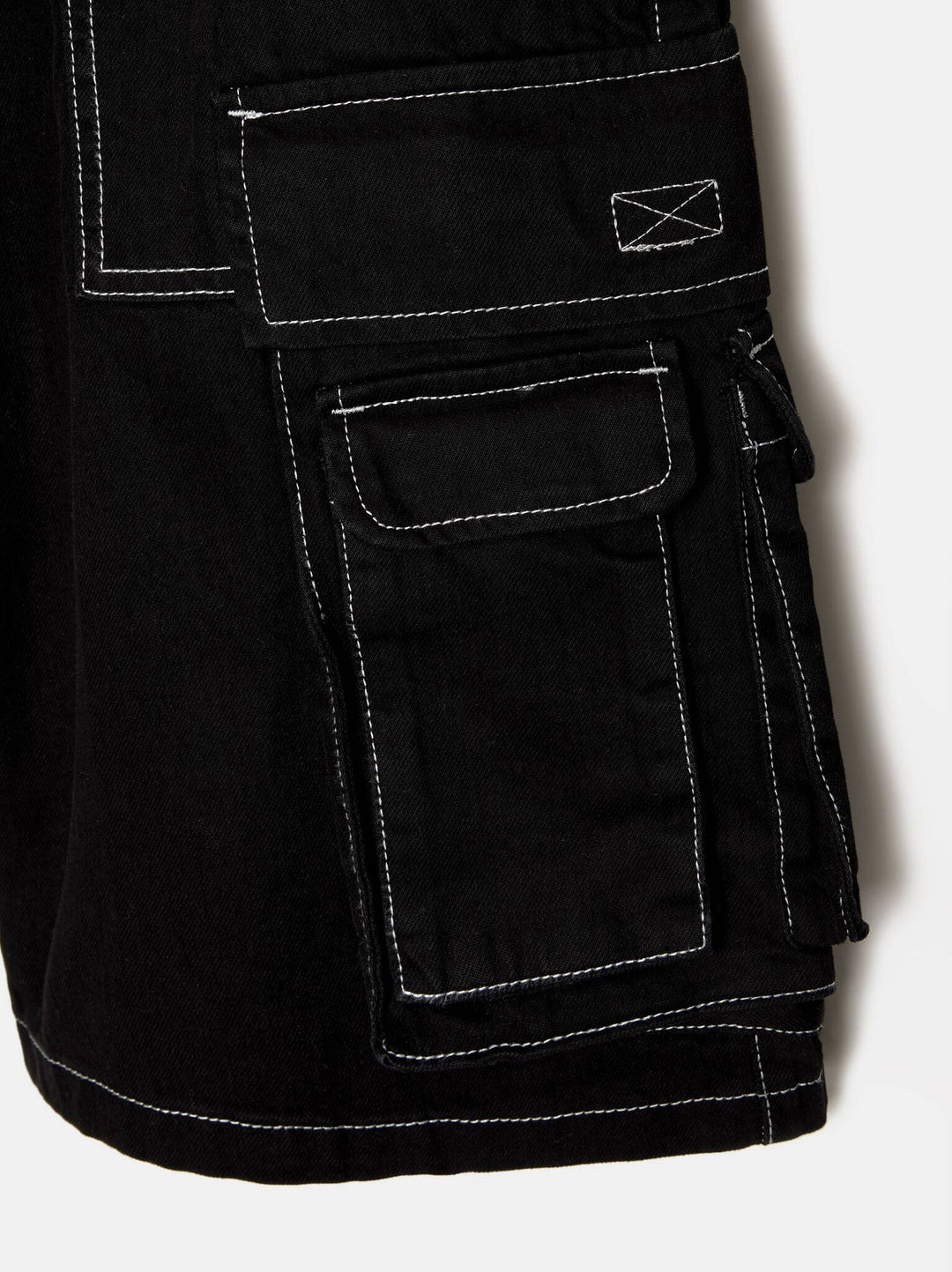 Moudda PULL & BEAR - Bermuda Denim Cargo Multi-Poches Contrast ST - Tunisie 8
