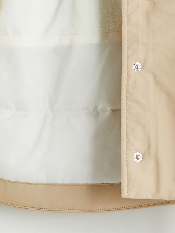 Moudda LC Waikiki - Manteau synthétique léger Fille Beige foncé - Tunisie 4