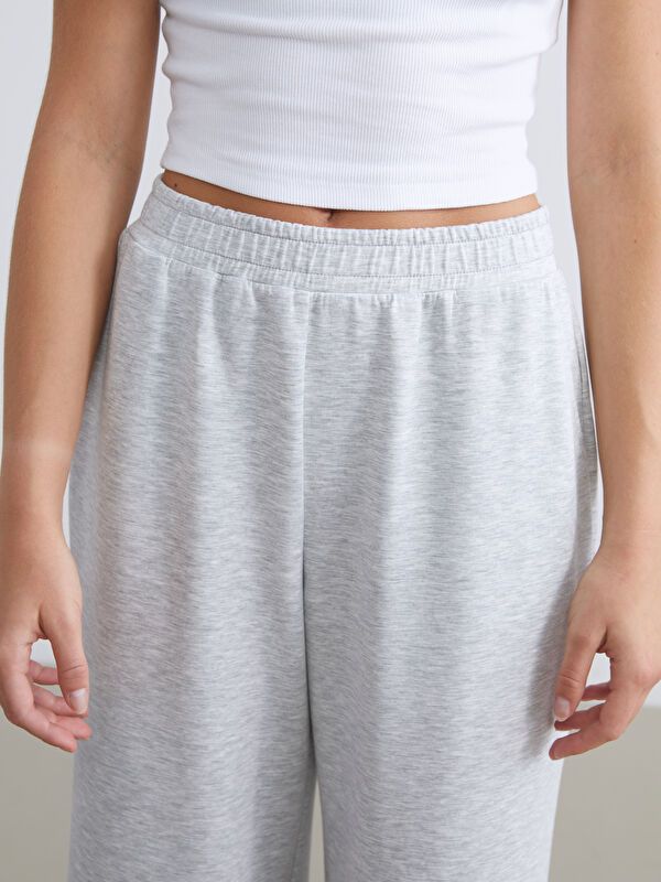 Moudda LC Waikiki - Pantalon en jersey Femme Mélange gris clair - Tunisie 3