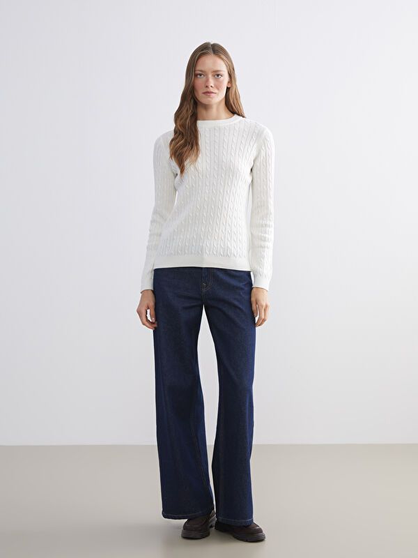 Moudda LC Waikiki - Pull tricot maternité Femme Ecru - Tunisie 2