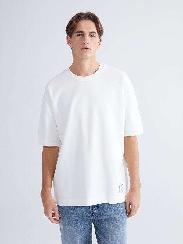 Moudda LC Waikiki - T-shirt basique manches courtes en jersey - Tunisie 5