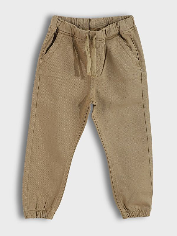 Moudda LC Waikiki - Pantalon tissé épais basique Garçon Beige foncé - Tunisie 1