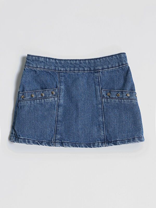 Moudda LC Waikiki - Jupe tissée denim Fille Rodéo noir - Tunisie 1