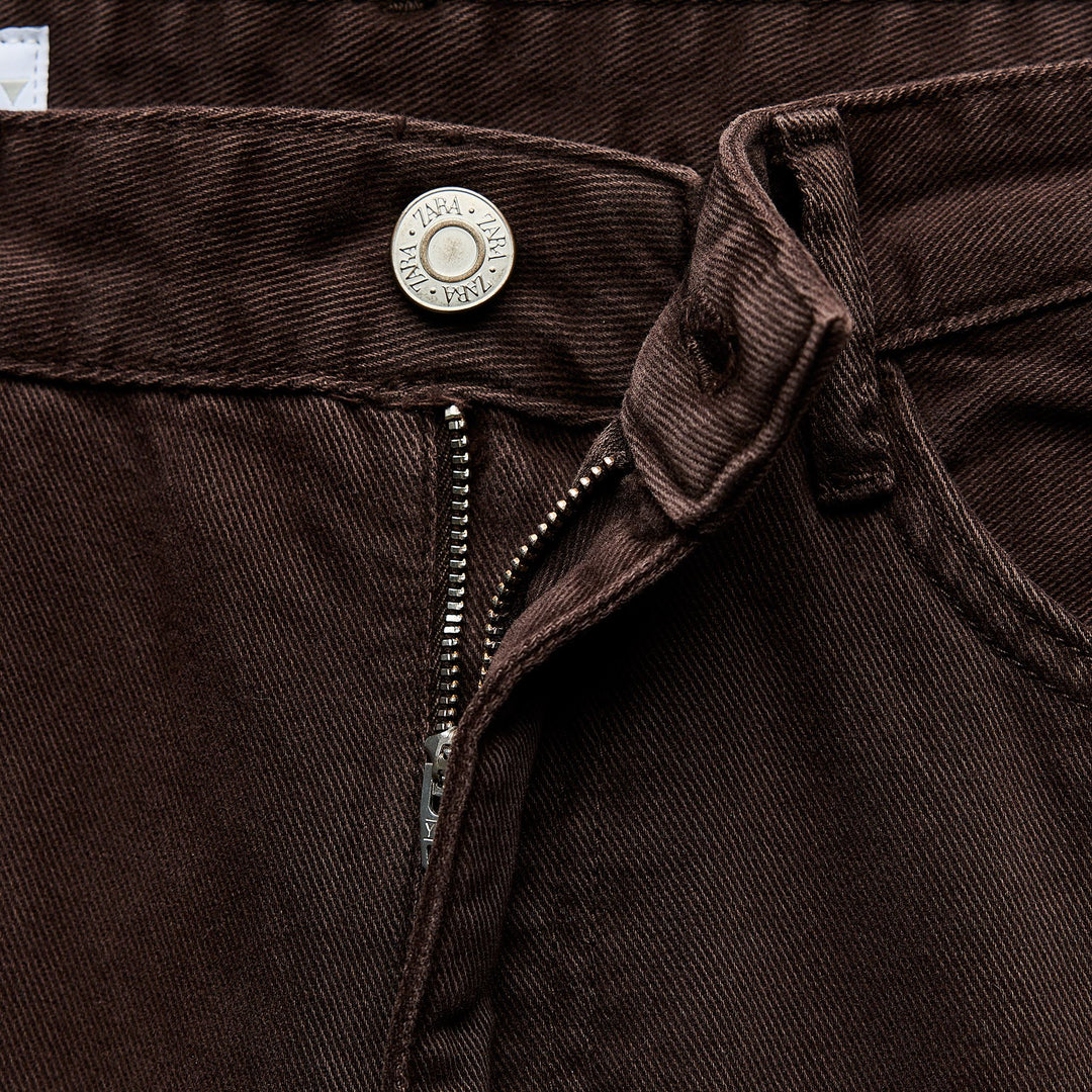 Moudda ZARA - Pantalon relaxed oversized taille mi-haute longueur complète - Tunisie 3