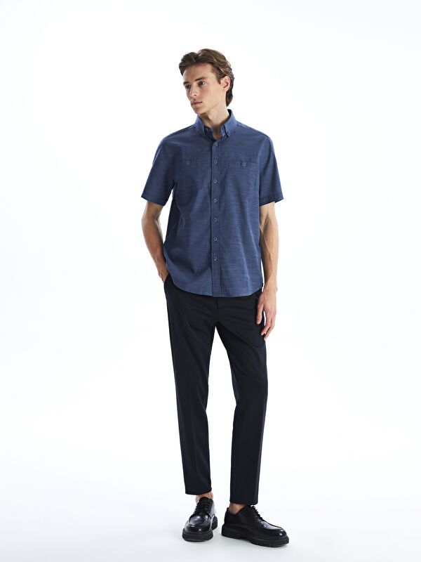 Moudda LC Waikiki - Chemise manches courtes en tissu pour Homme - Tunisie 2