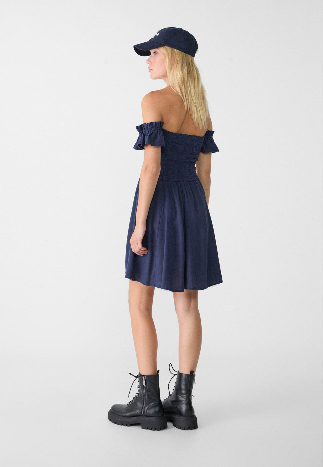 Moudda STRADIVARIUS - Robe Bardot Courte Élastiquée - Tunisie 5