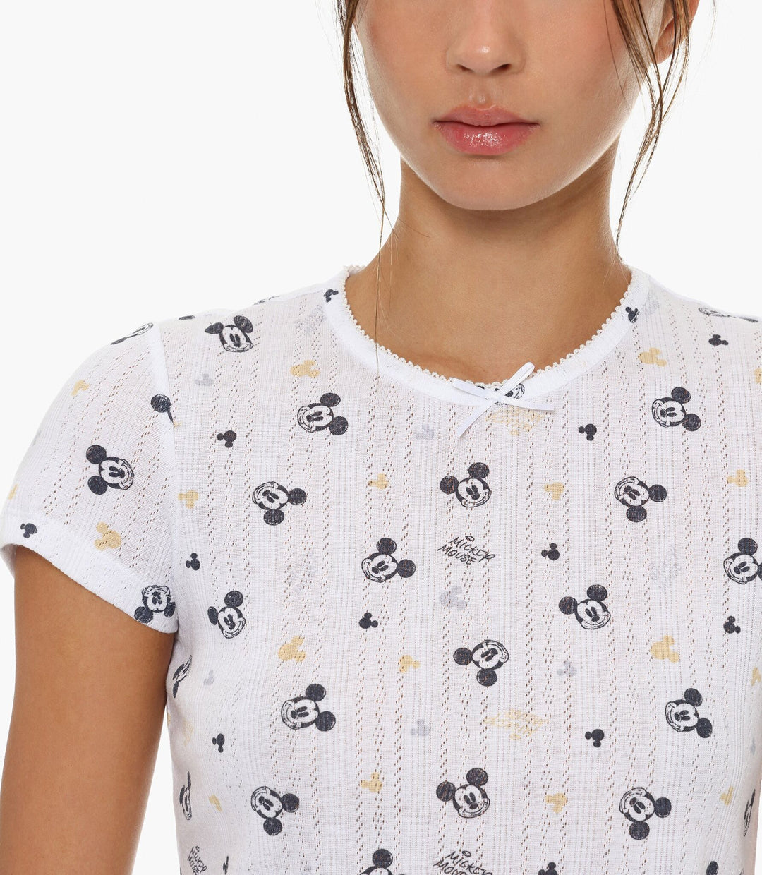 Moudda Lefties - T-Shirt Pyjama Pointelle - Mickey (Licence) - Tunisie 3