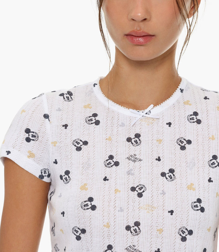 Moudda Lefties - T-Shirt Pyjama Pointelle - Mickey (Licence) - Tunisie 3
