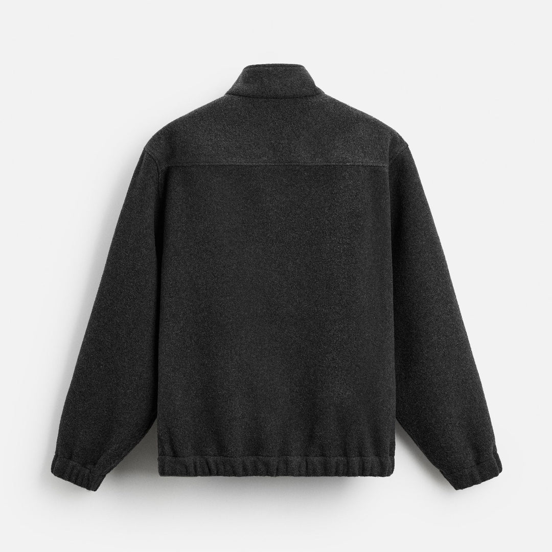Moudda ZARA - Sweat - Demi-fermeture, Molleton & Laine (Noir Bleu) - Tunisie 2