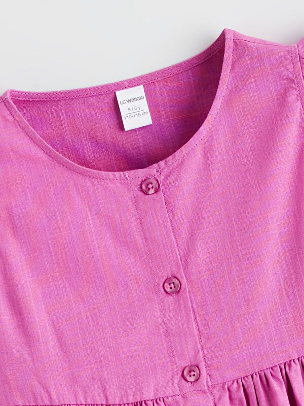 Moudda LC Waikiki - Robe manches courtes en tissu pour Fille - Tunisie 2