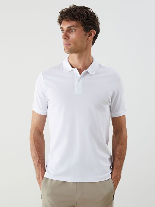 Moudda LC Waikiki - T-shirt polo basique à manches courtes pour Hommes - Tunisie 1