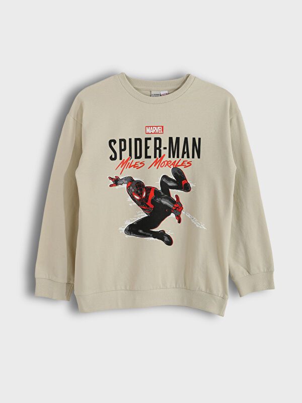 Moudda LC Waikiki - Sweatshirt en jersey sous licence Garçon Gris clair - Tunisie 1