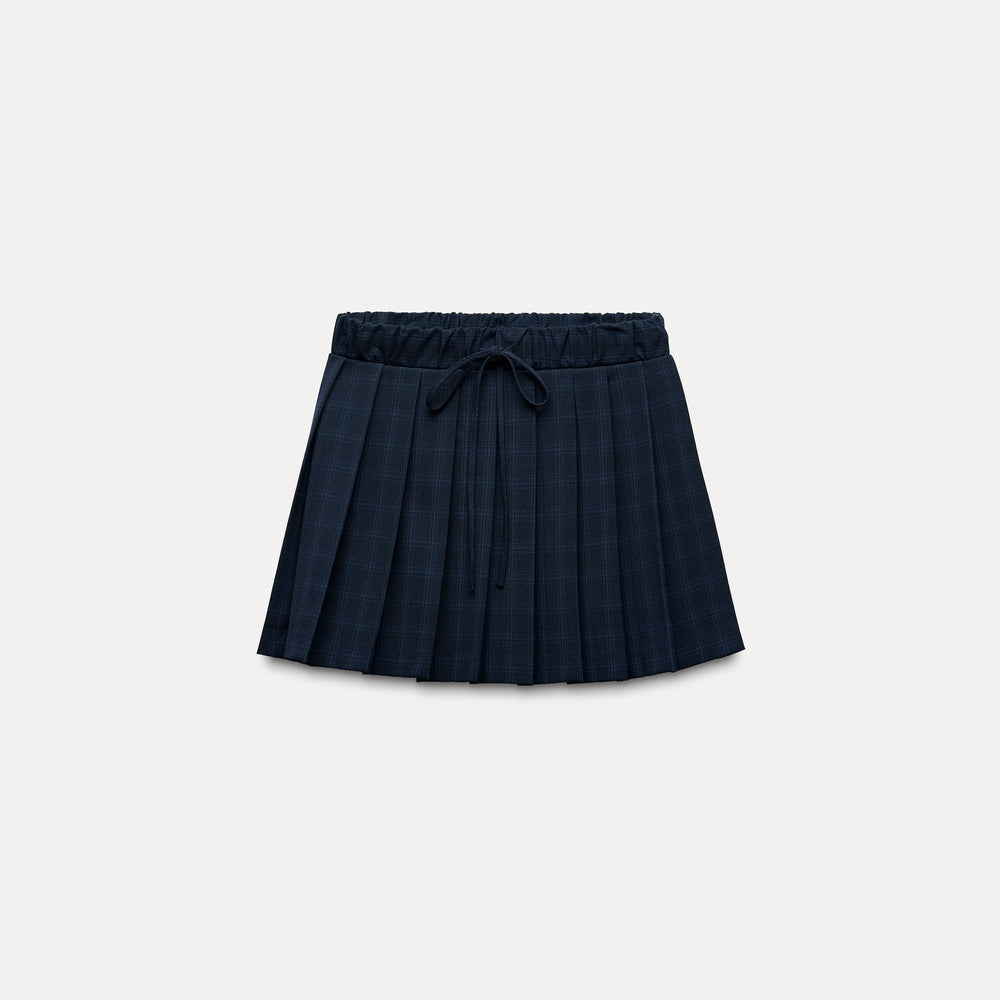 Moudda ZARA - Jupe mini plissée carreaux taille élastique - Tunisie 2