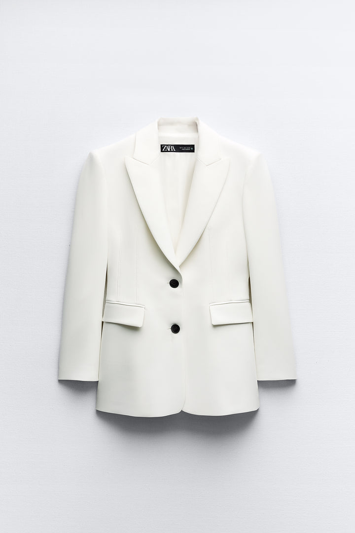 Blazer cintré couture marquée (Ensemble)