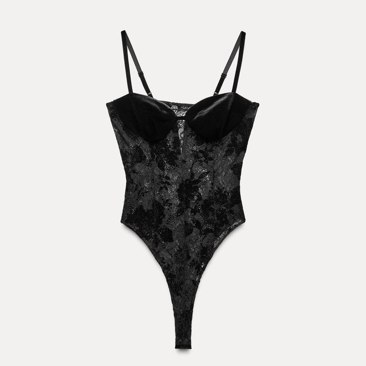 Moudda ZARA - Body dentelle combiné fines bretelles - Tunisie 2