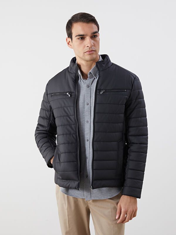 Moudda LC Waikiki - Manteau PU lourd Homme Noir - Tunisie 1