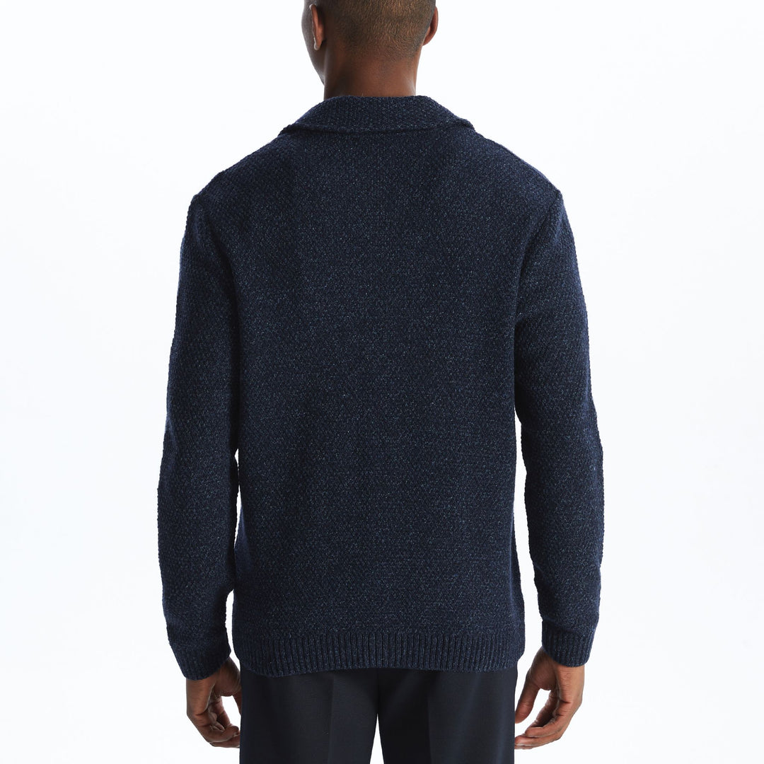 Moudda LC Waikiki - Cardigan en tricot Homme Mélange de la marine - Tunisie 5