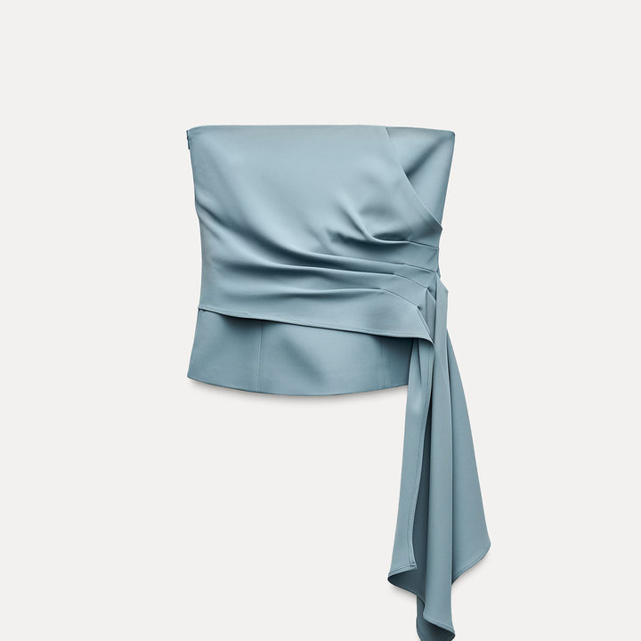 Moudda ZARA - Gilet bustier drapé (Ensemble) - Tunisie 2
