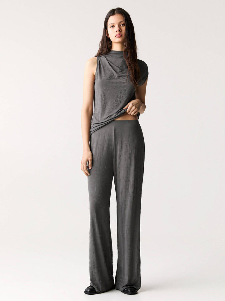 Moudda PULL & BEAR - Pantalon Droit - Froissé - Tunisie 2