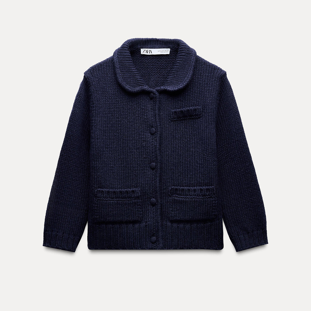 Moudda ZARA - Veste manches 3/4 bouton recouvert col polo - Tunisie 2