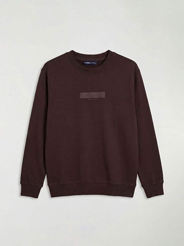 Moudda LC Waikiki - Sweatshirt imprimé basique pour Homme - Tunisie 4