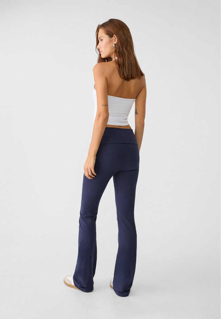 Moudda STRADIVARIUS - Legging Sport Flare avec Ceinture Revers - Tunisie 5