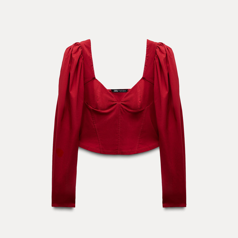 Moudda ZARA - Top Volume Manches Longues Stretch - Tunisie 2