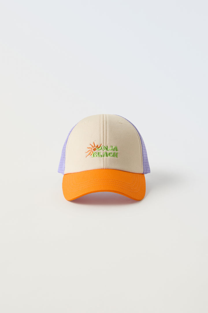 Casquette à grillage pastels T3-6-9-14