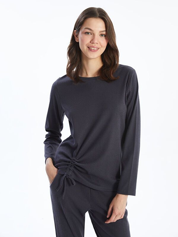 Moudda LC Waikiki - Pyjama en jersey à manches longues pour Femmes - Tunisie 1