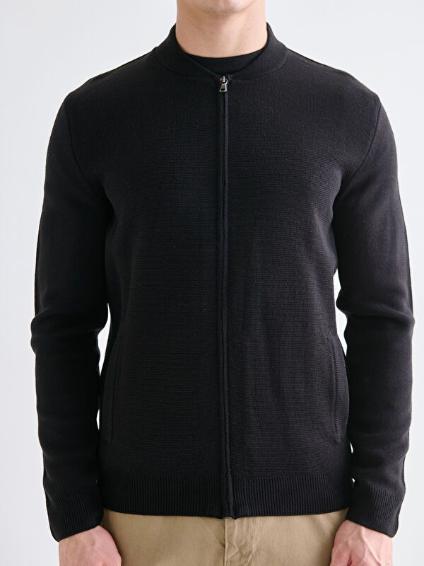 Moudda LC Waikiki - Cardigan en tricot Homme Noir - Tunisie 3