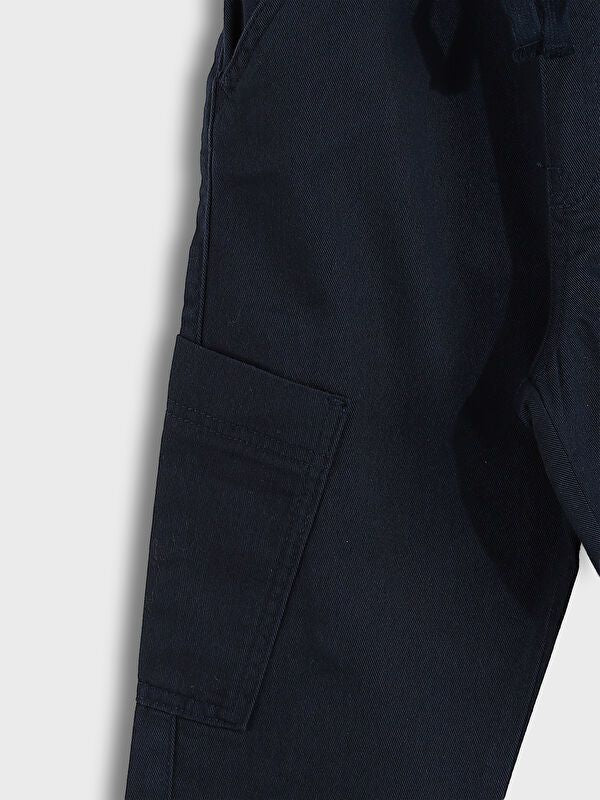 Moudda LC Waikiki - Pantalon tissé épais basique Garçon Bleu marine foncé - Tunisie 3