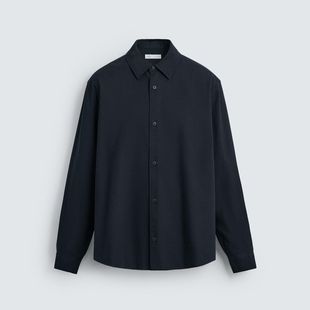 Moudda ZARA - Chemise Crêpe - Marine (Marine & Argile) - Tunisie 1