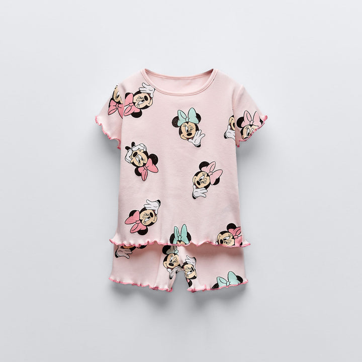 Moudda ZARA - Pyjama enfant manches courtes A imprimé tout-over Minnie - Tunisie 2