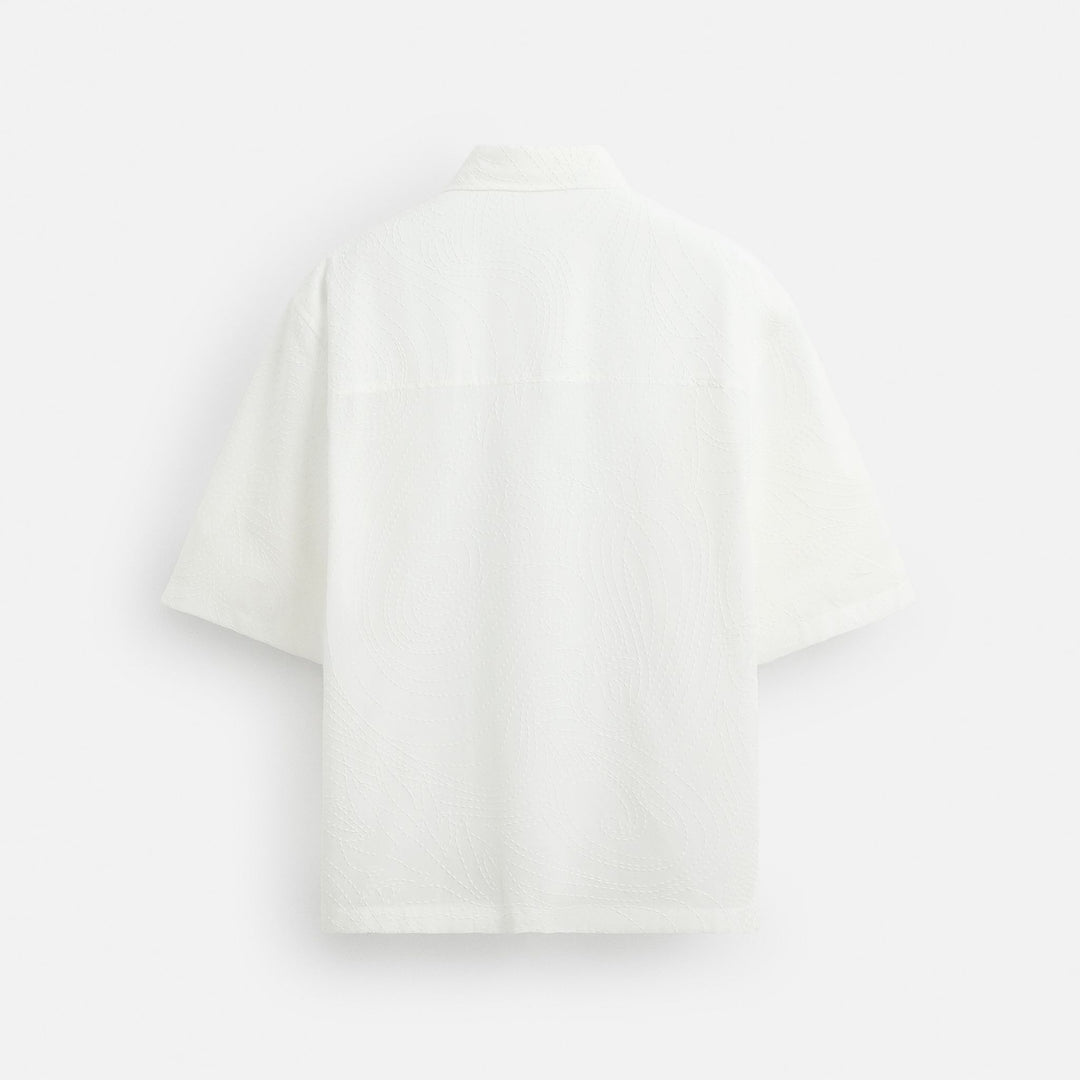 Moudda ZARA - Chemise - Flock Blanc Allover - Tunisie 2