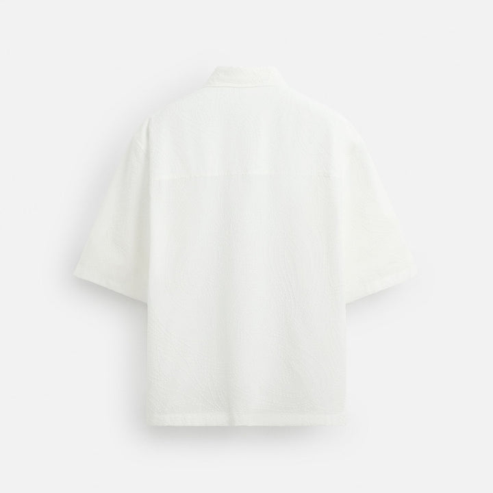 Moudda ZARA - Chemise - Flock Blanc Allover - Tunisie 2
