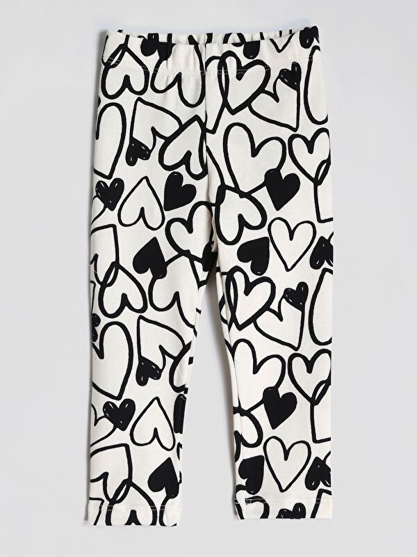 Moudda LC Waikiki - Pack jersey stretch Fille Imprimé écru - Tunisie 3