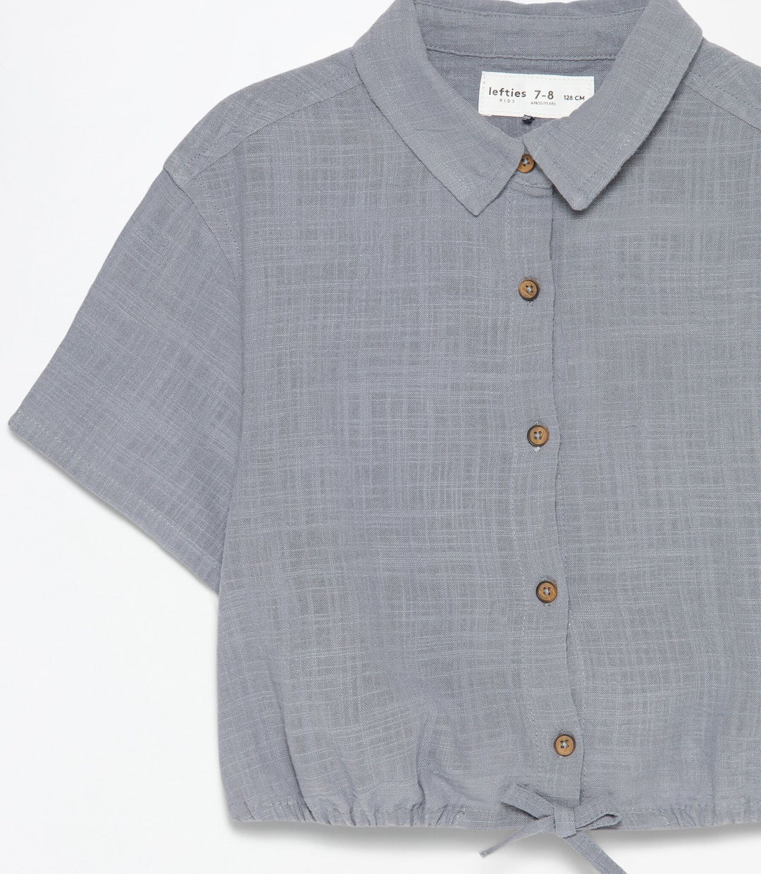 Moudda Lefties - Chemise - Nœud & Coton Slub Fille - Tunisie 4