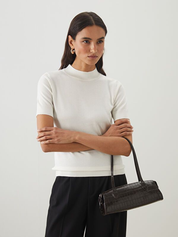 Moudda LC Waikiki - Pull en tricot Femme Ecru - Tunisie 1