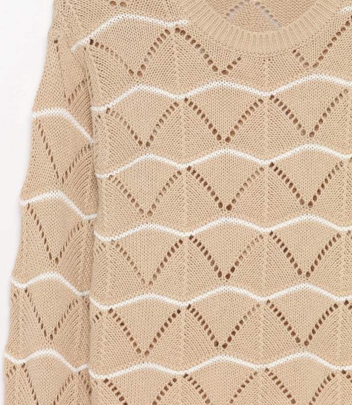 Moudda Lefties - Pull Dentelle - Rayures Fille - Tunisie 4