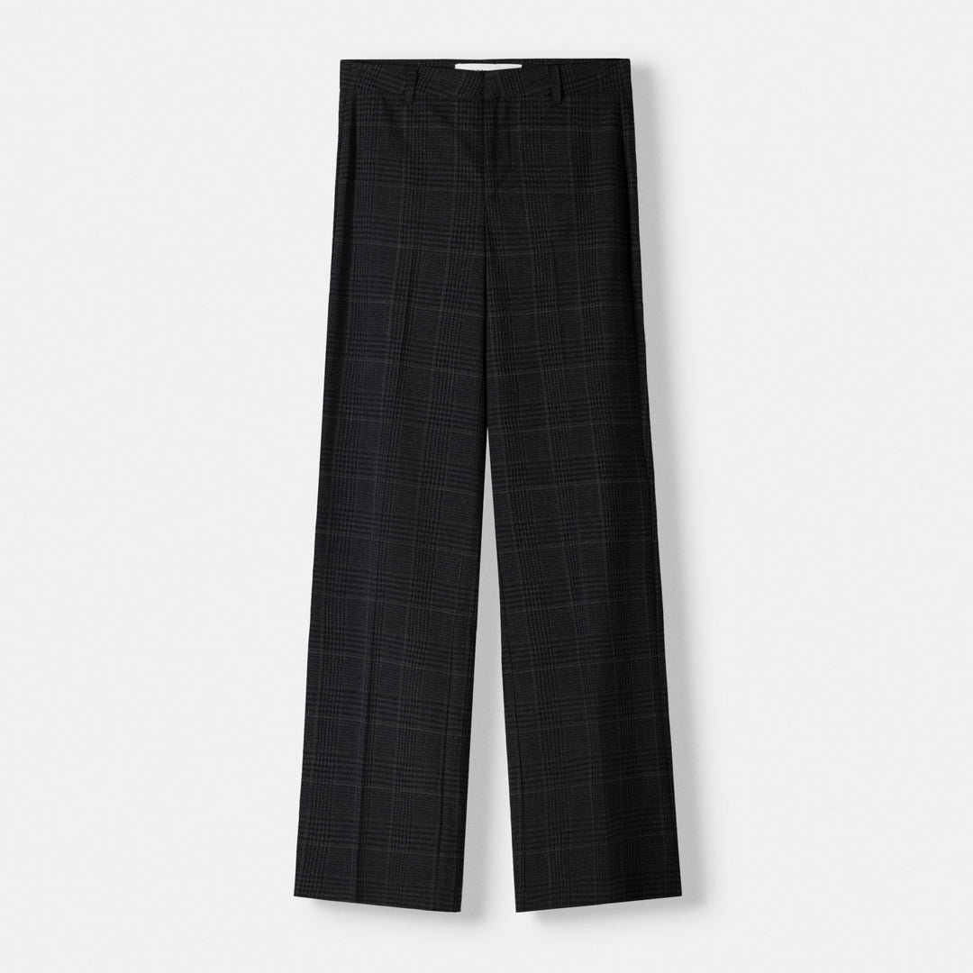 Moudda BERSHKA - Bleu nuit – pantalon poliviscose jambe large - Tunisie 1