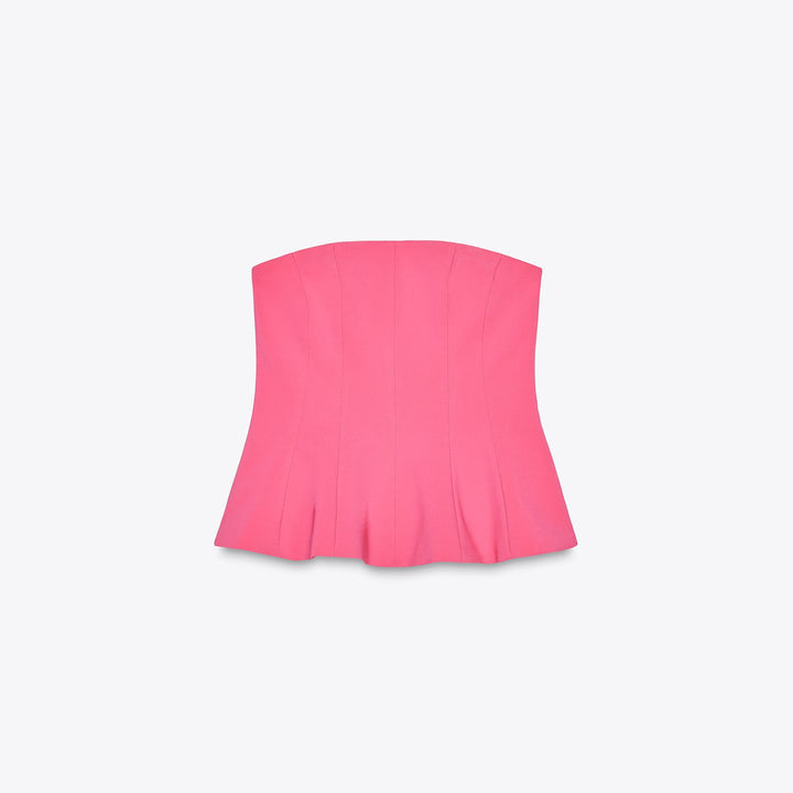 Moudda ZARA - Top Élastique - Motif & Peplum - Tunisie 1