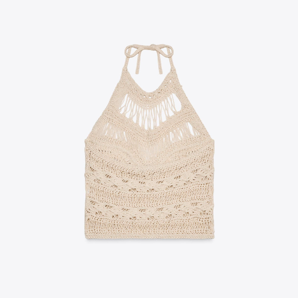 Moudda ZARA - Top Halter - Structure & Col Haut Dégagé - Tunisie 2