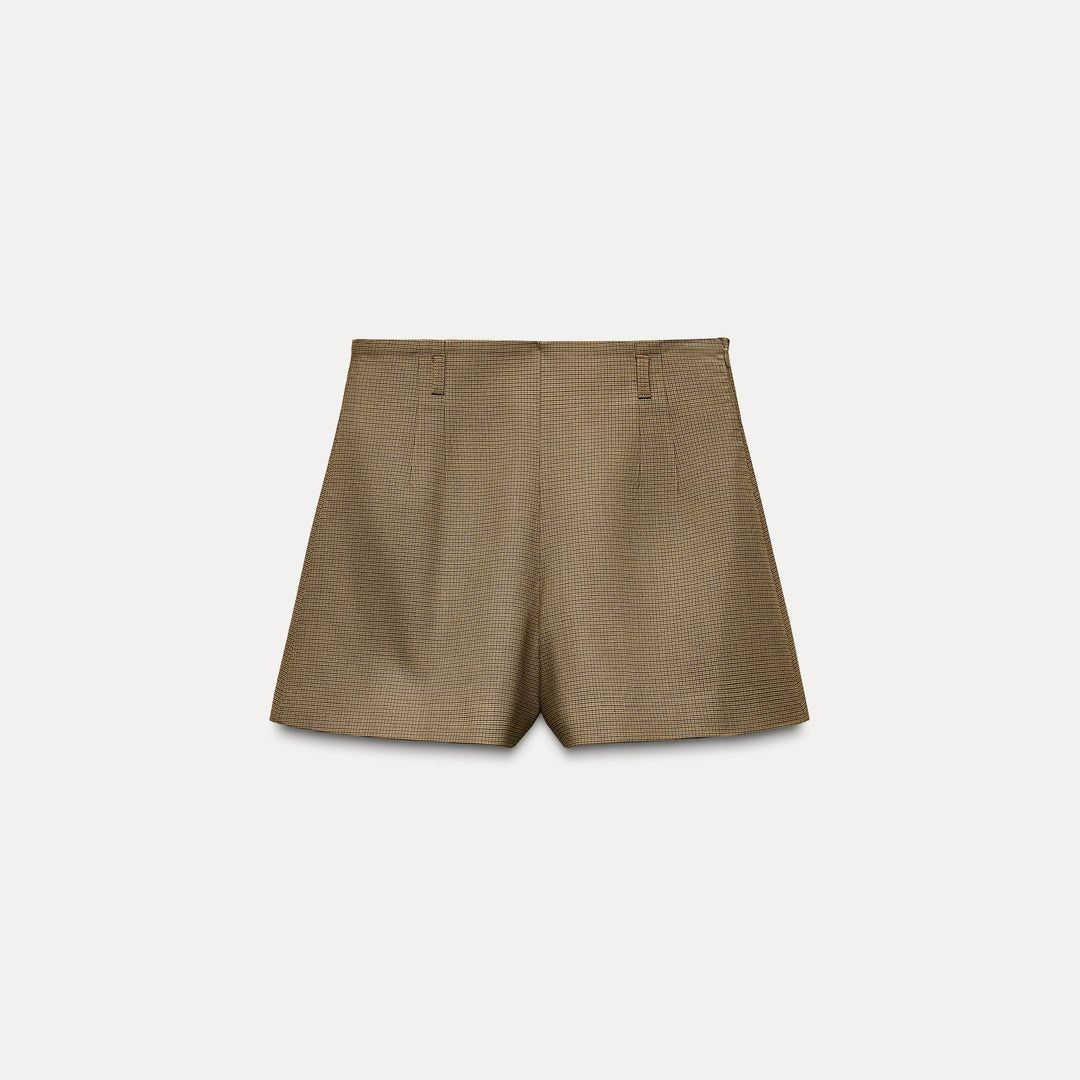 Moudda ZARA - Short taille haute carreaux - Tunisie 1