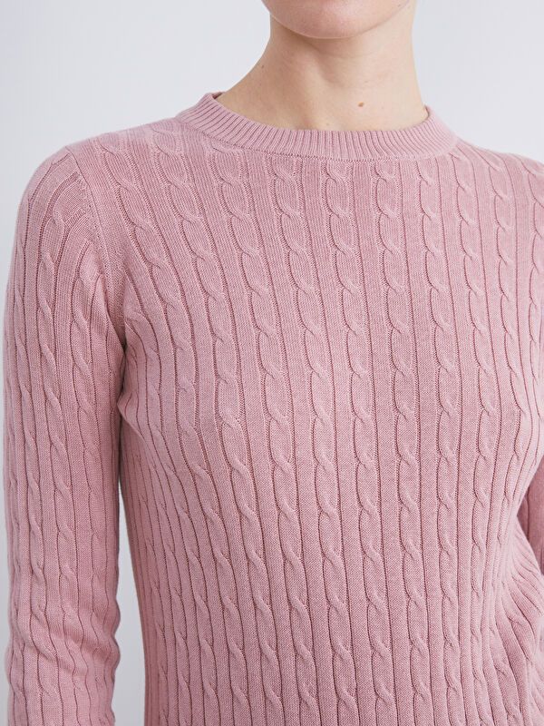 Moudda LC Waikiki - Pull tricot maternité Femme Rose pâle - Tunisie 3