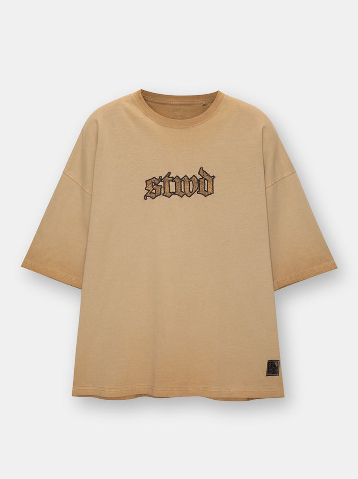 Moudda PULL & BEAR - T-Shirt Lavé Applique Brodé Paisly STWD - Tunisie 1