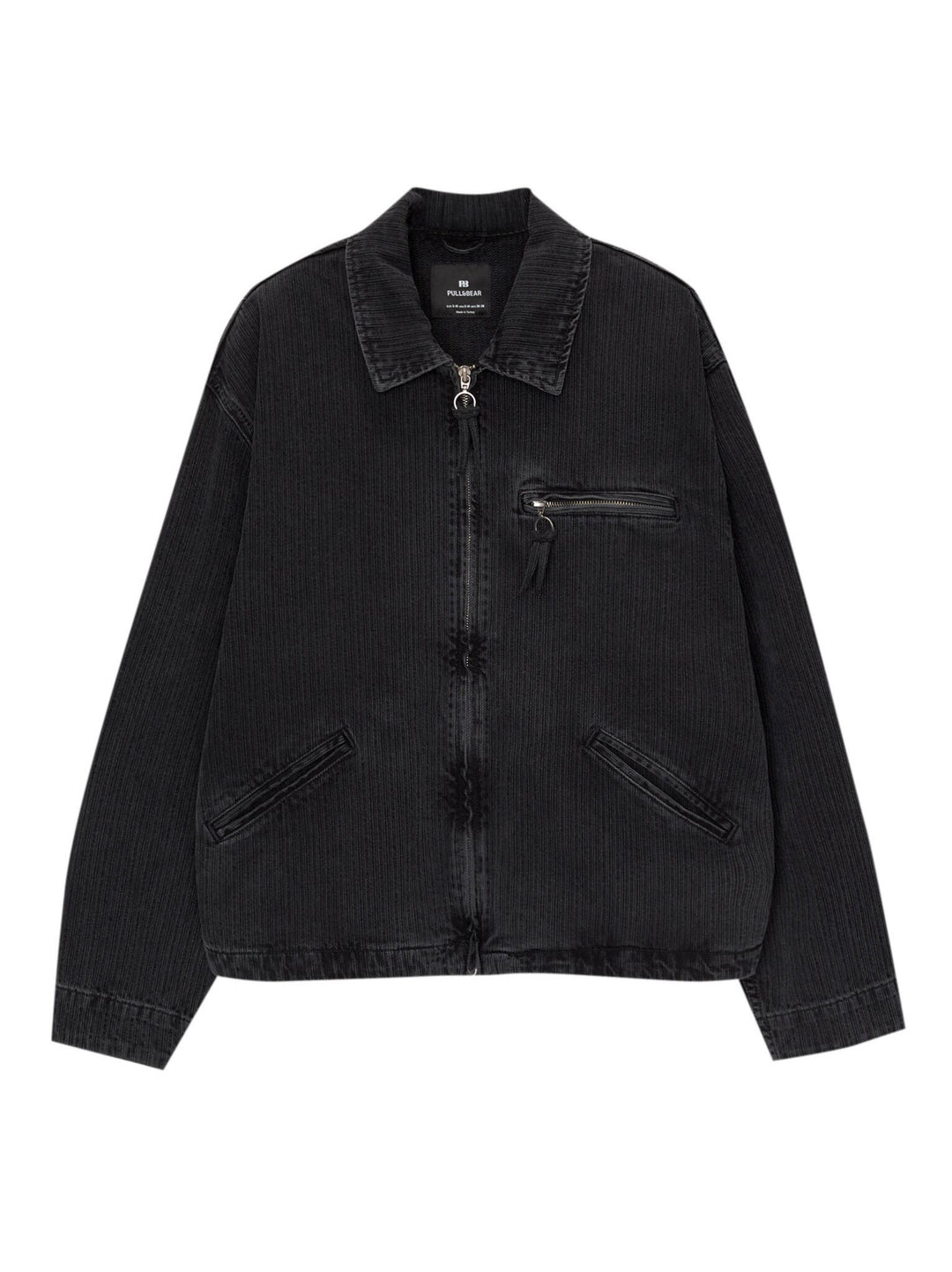 Moudda PULL & BEAR - Veste Fantaisie Denim - Noir - Tunisie 1