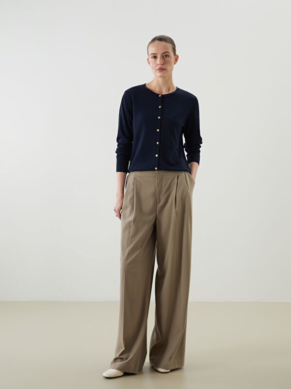 Moudda LC Waikiki - Cardigan fin en tricot Femme Marine - Tunisie 2