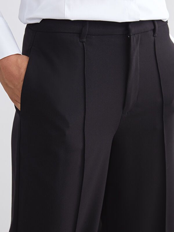 Moudda LC Waikiki - Pantalon tissé moyen Femme Noir - Tunisie 3