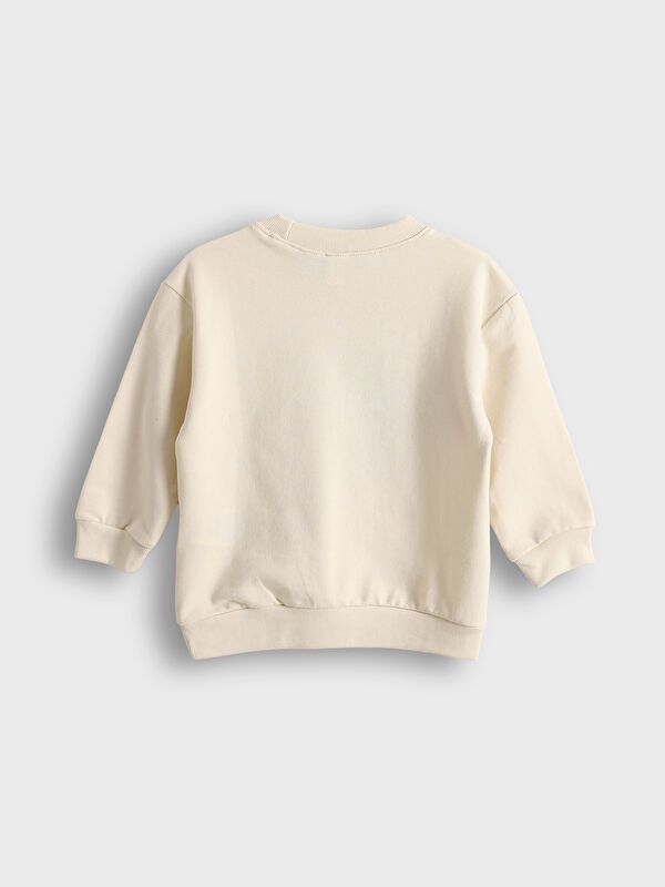 Moudda LC Waikiki - Sweatshirt en jersey sous licence Garçon Beige clair - Tunisie 2