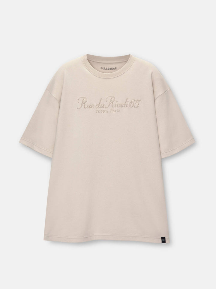 Moudda PULL & BEAR - Sweat Interlock Brodé Rivoli Paris - Tunisie 6